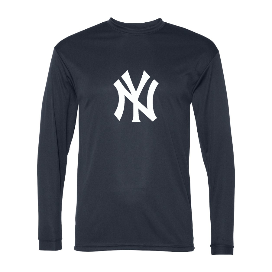 Men's New York NY Yankees Polyester Long Sleeve T-Shirt