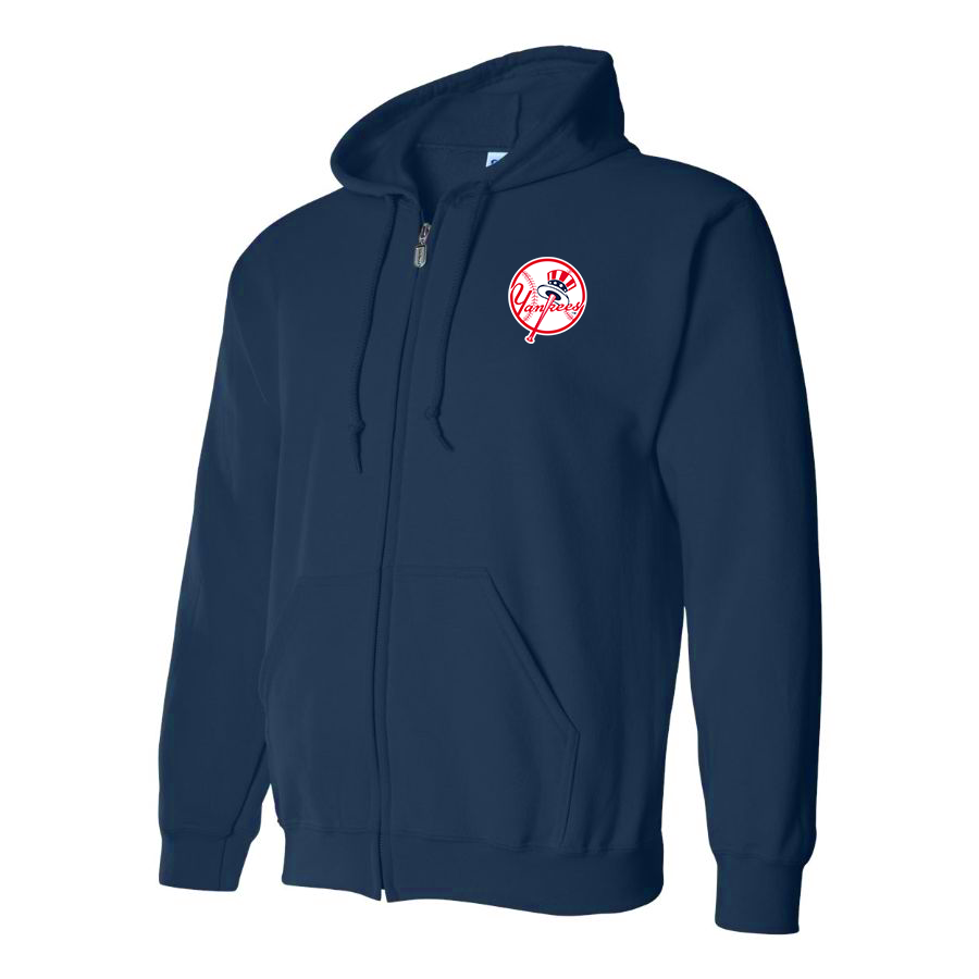 Men's Yankees NY Zipper Hoodie