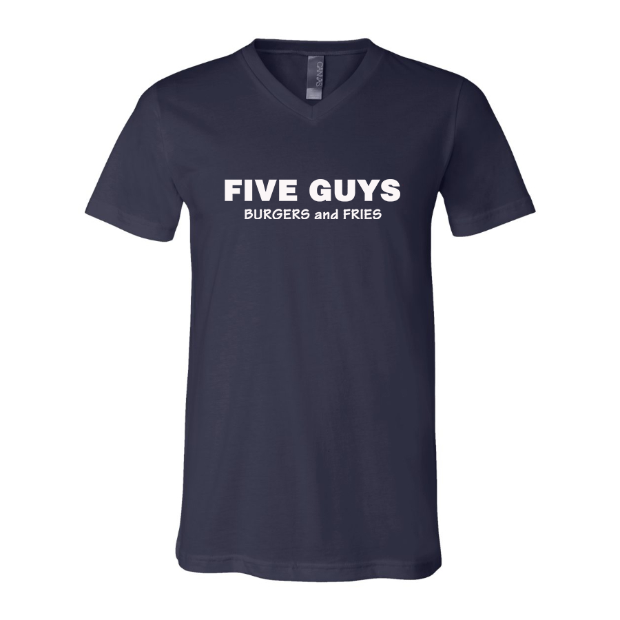 Men's Five Guys BELLA CANVAS Jersey V-Neck Tee