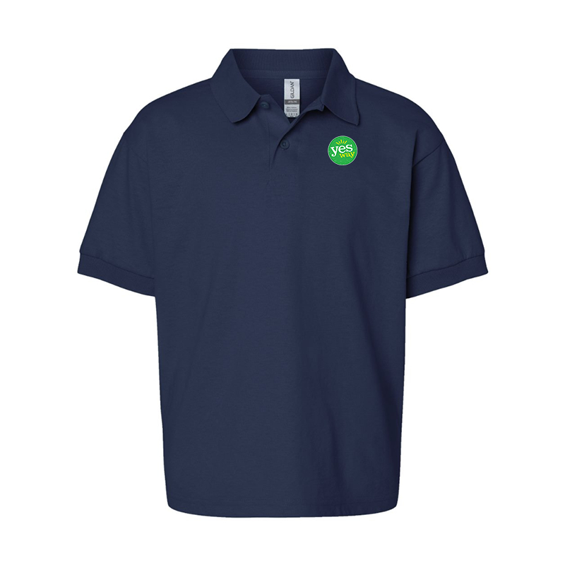 Youth's Yes Way Gildan Dry Blend Jersey Polo