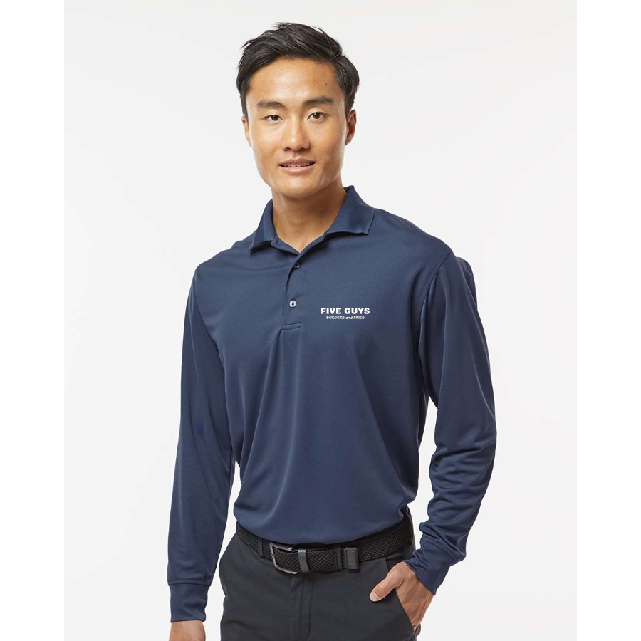 Men's Five Guys Paragon Prescott Long Sleeve Polo