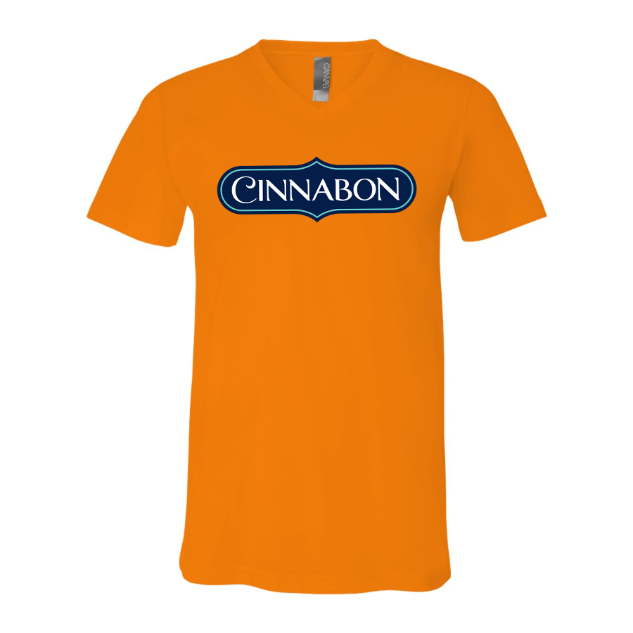 Men's Cinnabon BELLA CANVAS Jersey V-Neck Tee