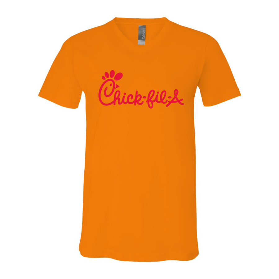 Men's Chick-fil-A BELLA CANVAS Jersey V-Neck Tee