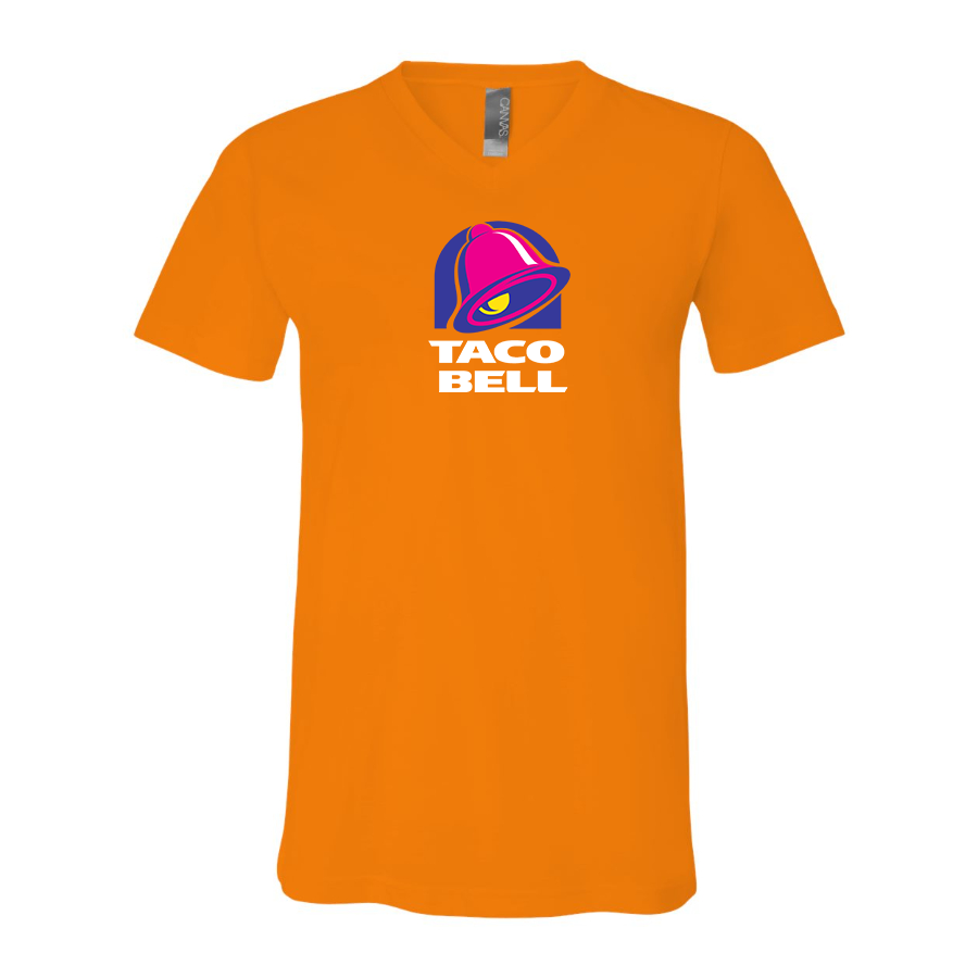 Men's Taco Bell BELLA CANVAS Jersey V-Neck Tee