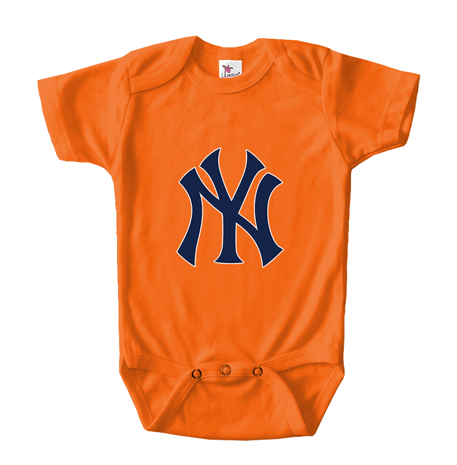 New York NY Yankees Baseball Baby Romper Onesie