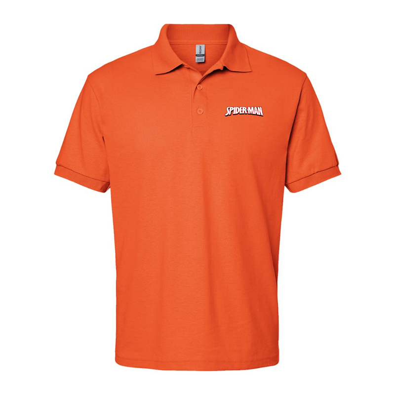 Men's Spider Man Gildan Dry Blend Jersey Polo