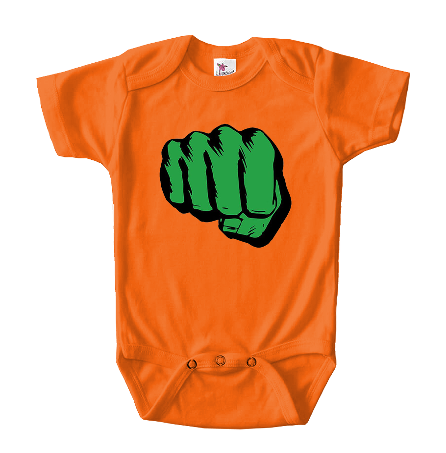 Hulk Punch Baby Romper Onesie