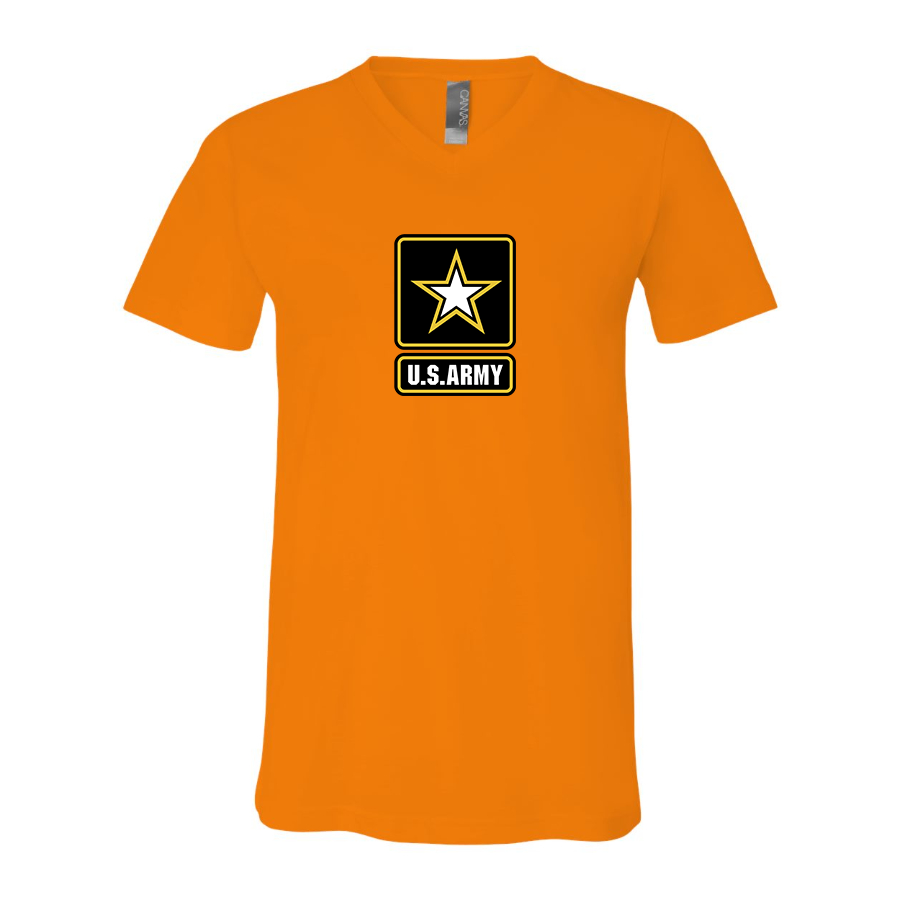 Men's U.S. ARMY BELLA CANVAS Jersey V-Neck Tee