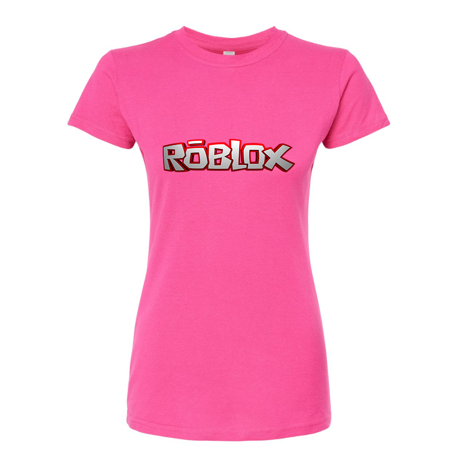 Women's Roblox Game Round Neck T-Shirt