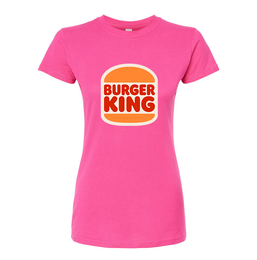 Women's Burger King Round Neck T-Shirt