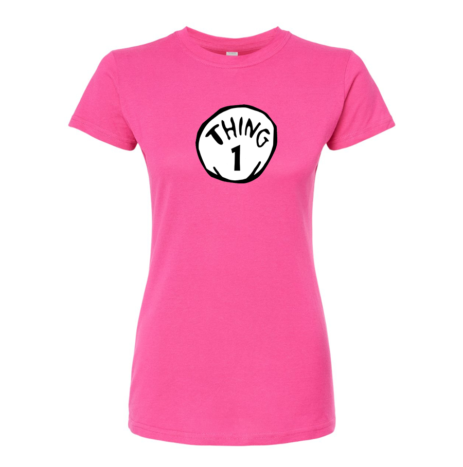 Women's Dr. Suess Thing 1 Round Neck T-Shirt