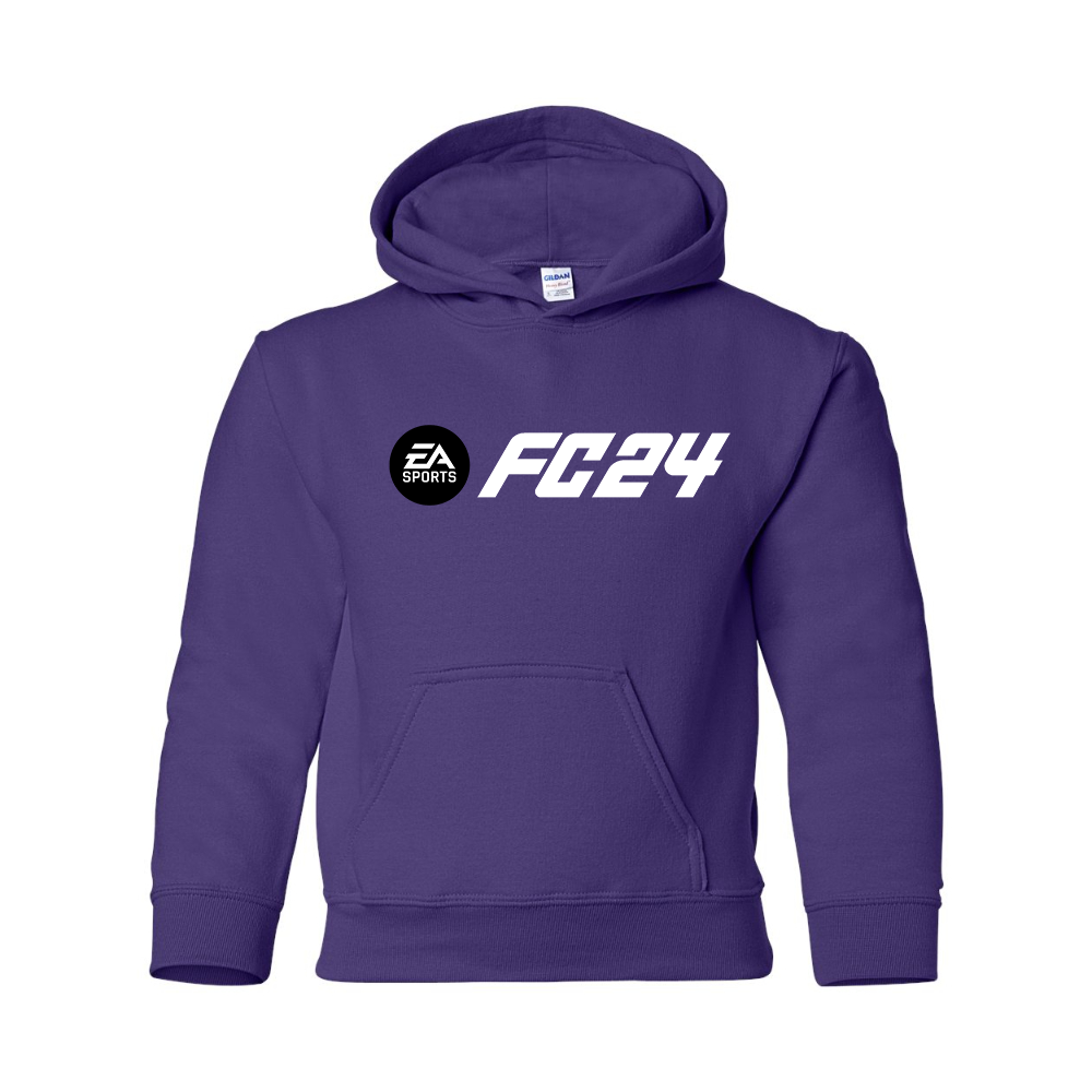 Youth's EA Sports FC 24 Gildan Heavy Blend Hooded Sweatshirt