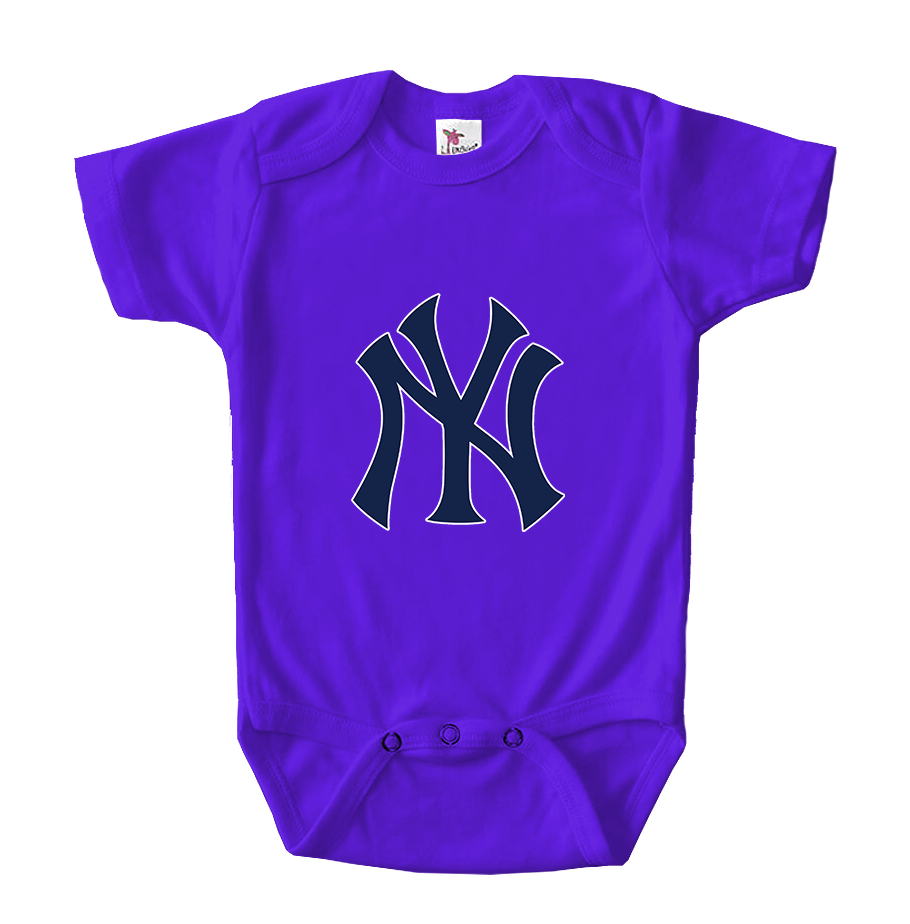 New York NY Yankees Baseball Baby Romper Onesie
