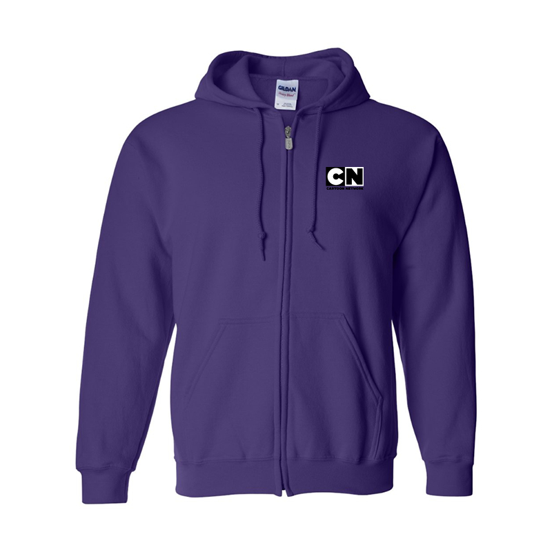 Men's Cartoon Network Gildan Heavy Blend Full-Zip Hooded Sweatshirt