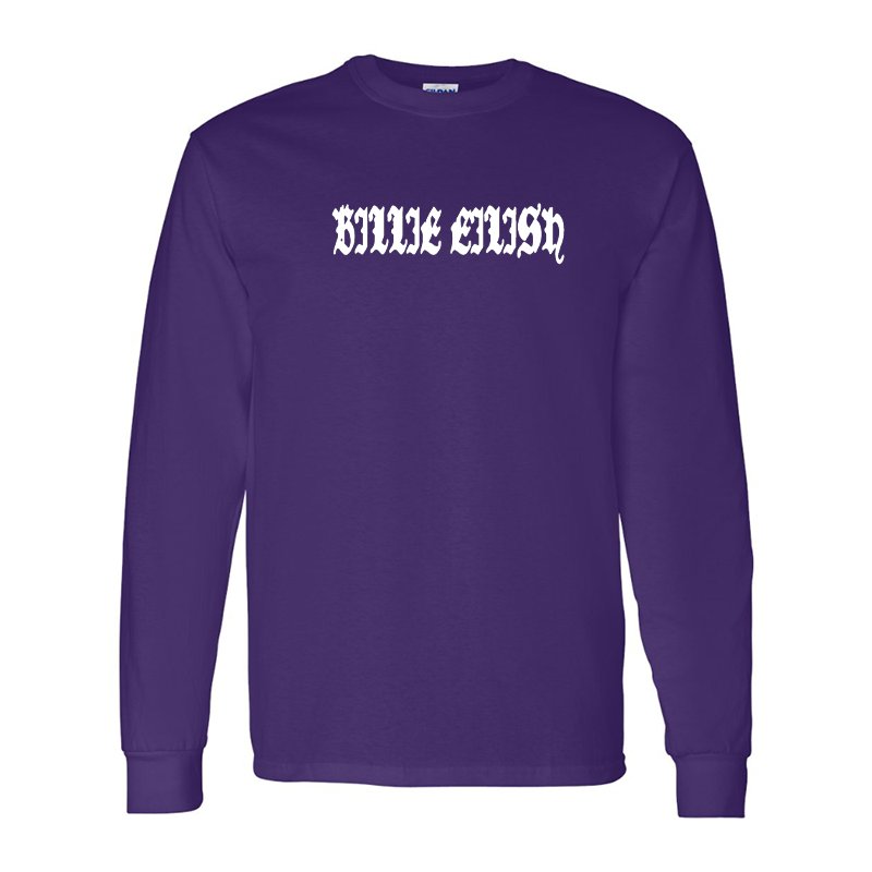 Men's Billie Eilish Gildan Heavy Cotton Long Sleeve T-Shirt