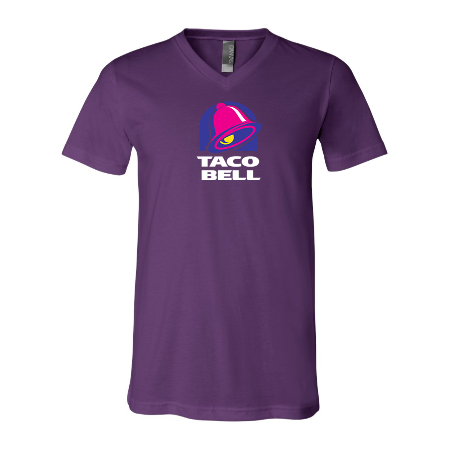 Men's Taco Bell BELLA CANVAS Jersey V-Neck Tee