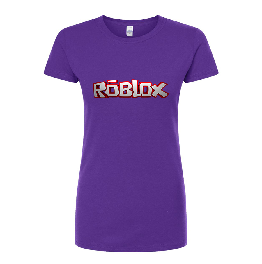 Women's Roblox Game Round Neck T-Shirt