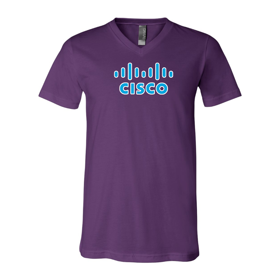 Cisco BELLA CANVAS Jersey V-Neck Tee