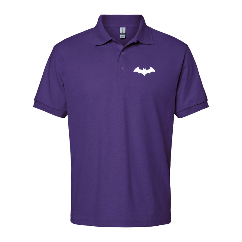 Men's Batman Gildan Dry Blend Jersey Polo