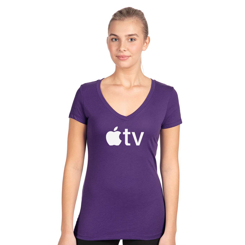 Women's Apple TV Next Level Ideal V-Neck T-Shirt
