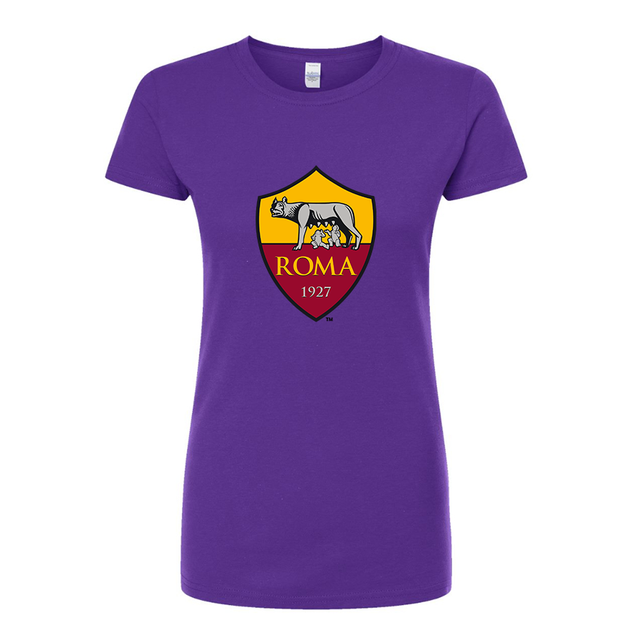 Women's AS Roma Round Neck T-Shirt
