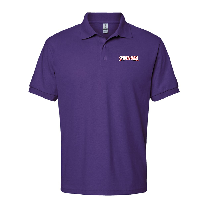 Men's Spider Man Gildan Dry Blend Jersey Polo