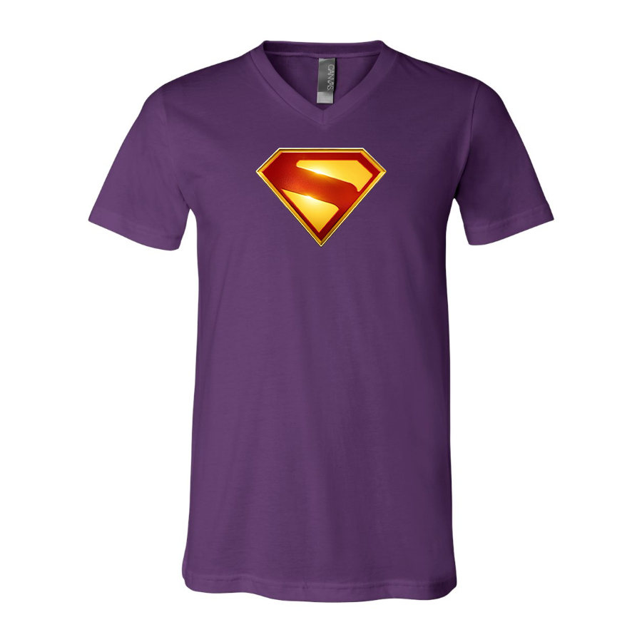 Superman 2025 BELLA CANVAS Jersey V-Neck Tee