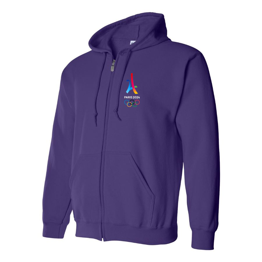 Men's Paris 2024 Olympics Zipper Hoodie