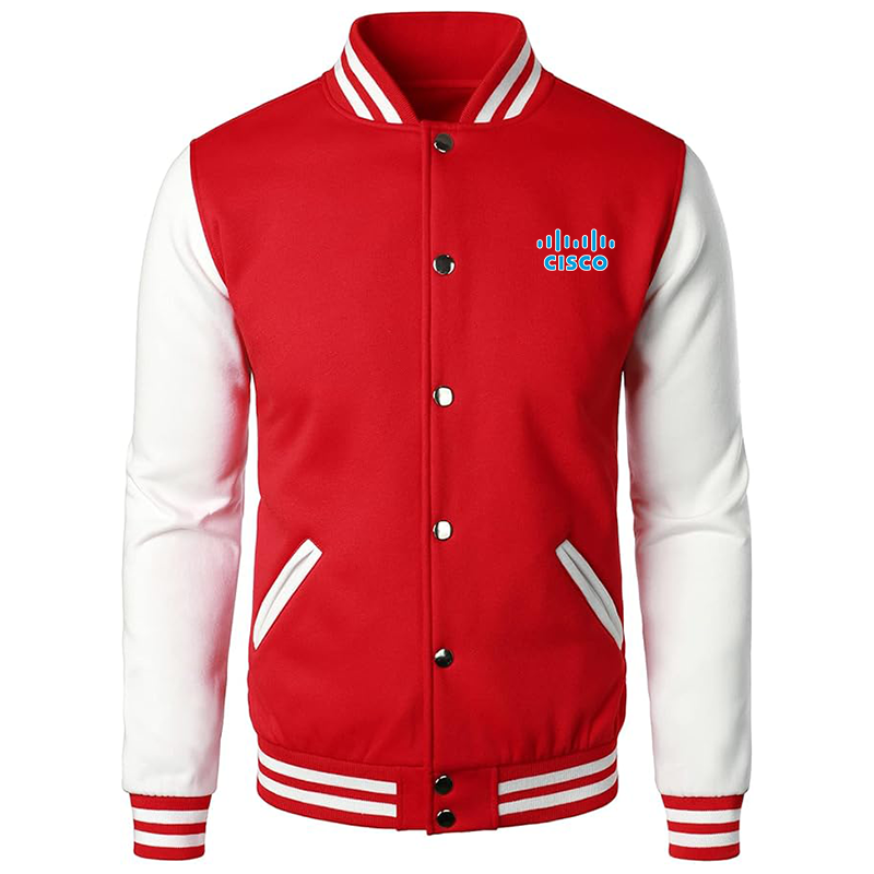 Men’s Cisco Varsity Baseball Jacket Cotton Blend Letterman Jackets