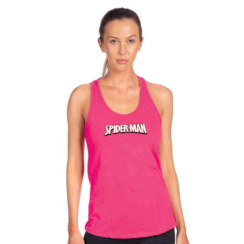 Women's Spider Man Next Level Ideal Racerback Tank