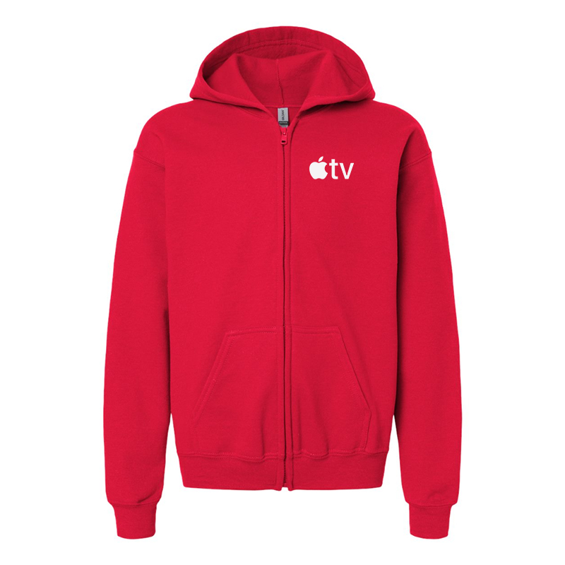 Youth's Apple TV Gildan Heavy Blend Full-Zip Hooded Sweatshirt