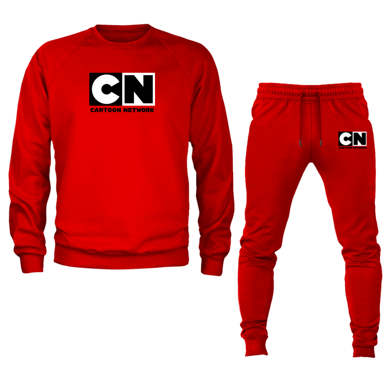 Men's Cartoon Network Crewneck Sweatshirt Joggers Set