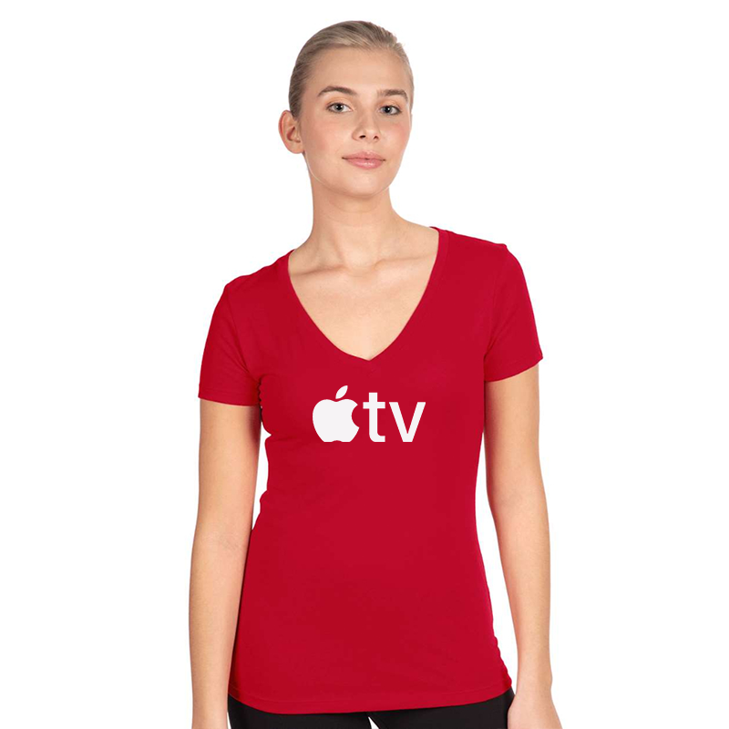 Women's Apple TV Next Level Ideal V-Neck T-Shirt