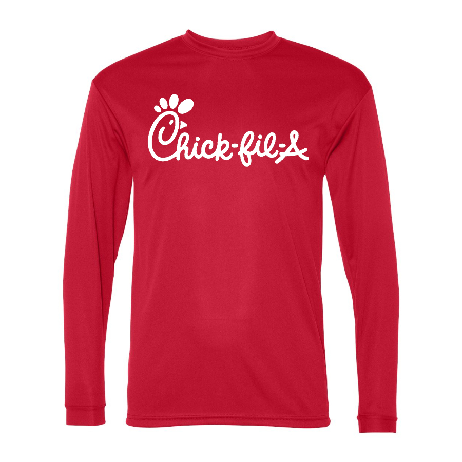 Men's Chick-fil-A Polyester Long Sleeve T-Shirt