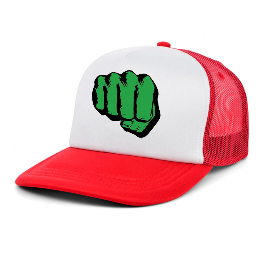 Hulk Punch Trucker Hat