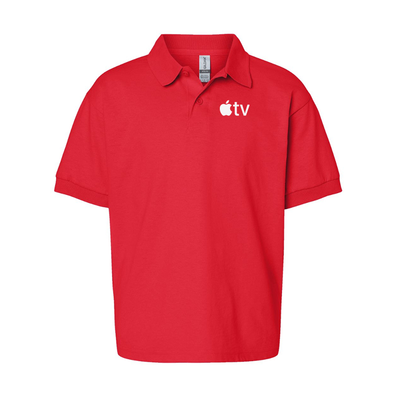 Youth's Apple TV Gildan Dry Blend Jersey Polo