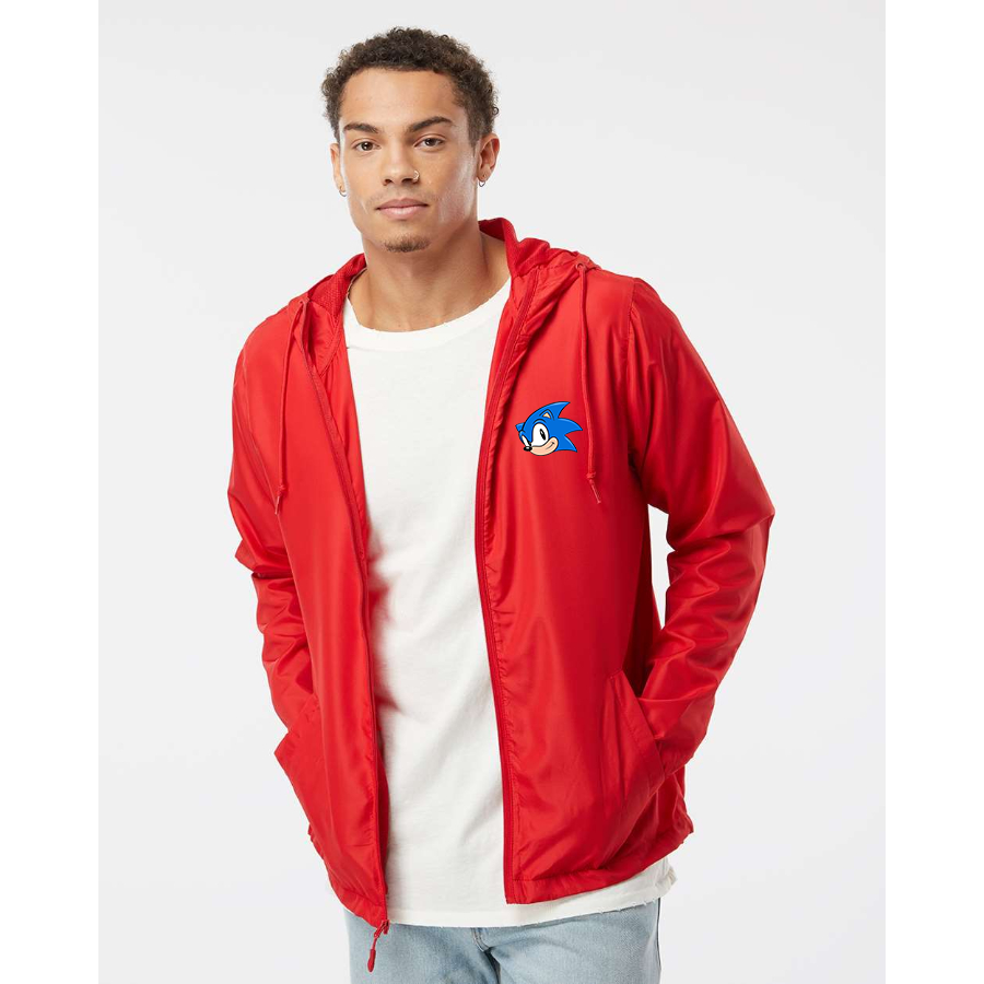 Men's Sonic the Hedgehog Independent Trading Co Lightweight Windbreaker Full-Zip Jacket