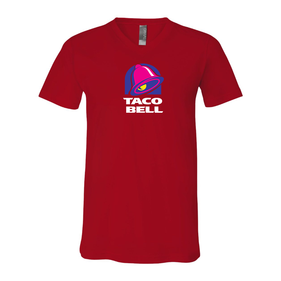 Men's Taco Bell BELLA CANVAS Jersey V-Neck Tee