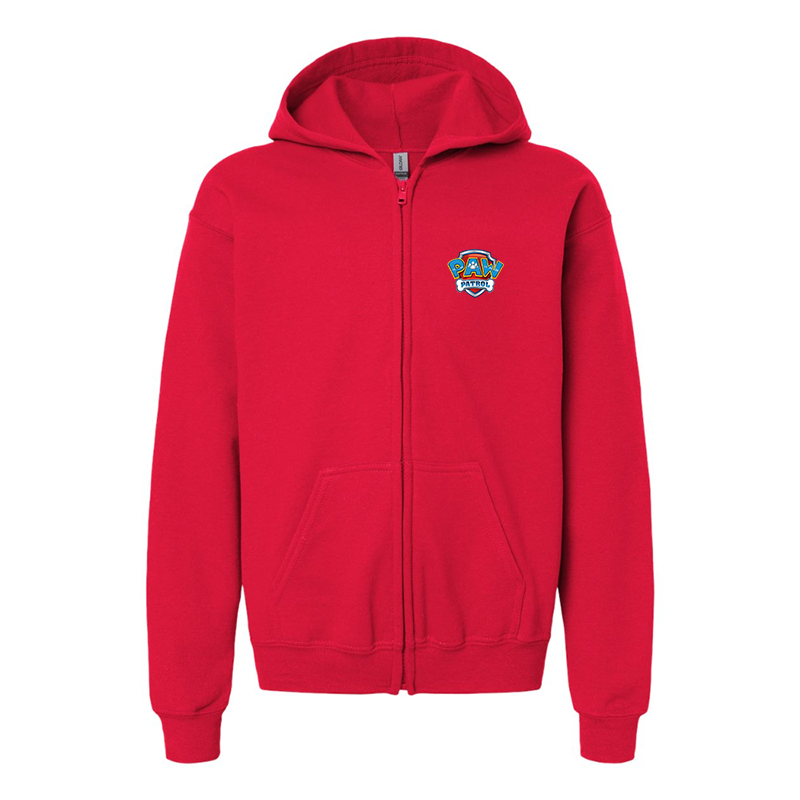 Youth's Paw Patrol Gildan Heavy Blend Full-Zip Hooded Sweatshirt