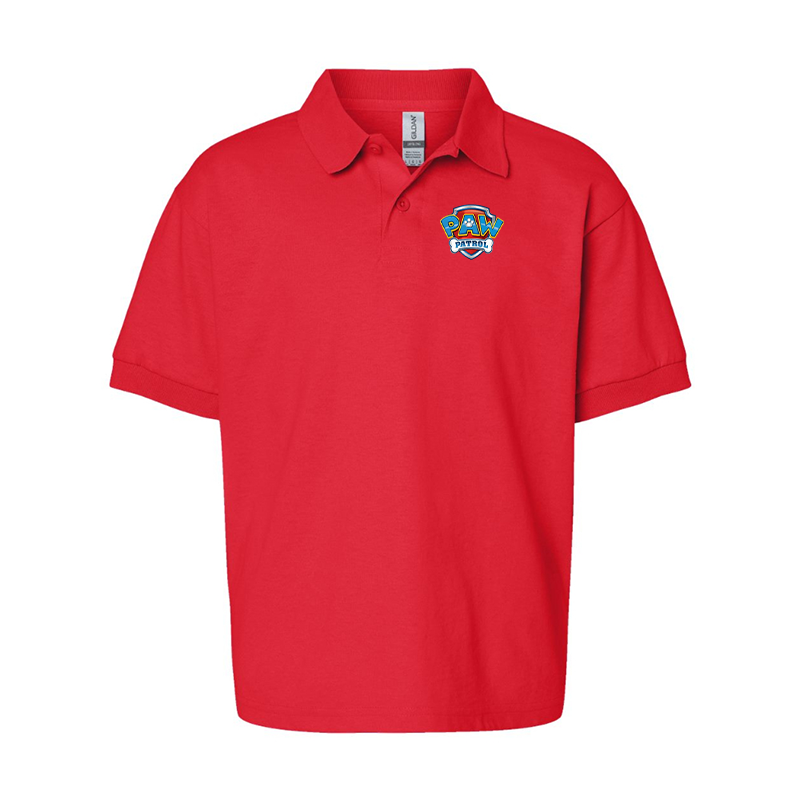 Youth's Paw Patrol Gildan Dry Blend Jersey Polo