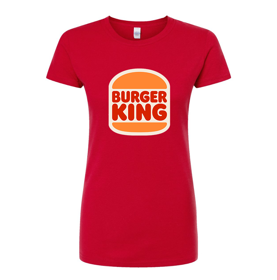 Women's Burger King Round Neck T-Shirt