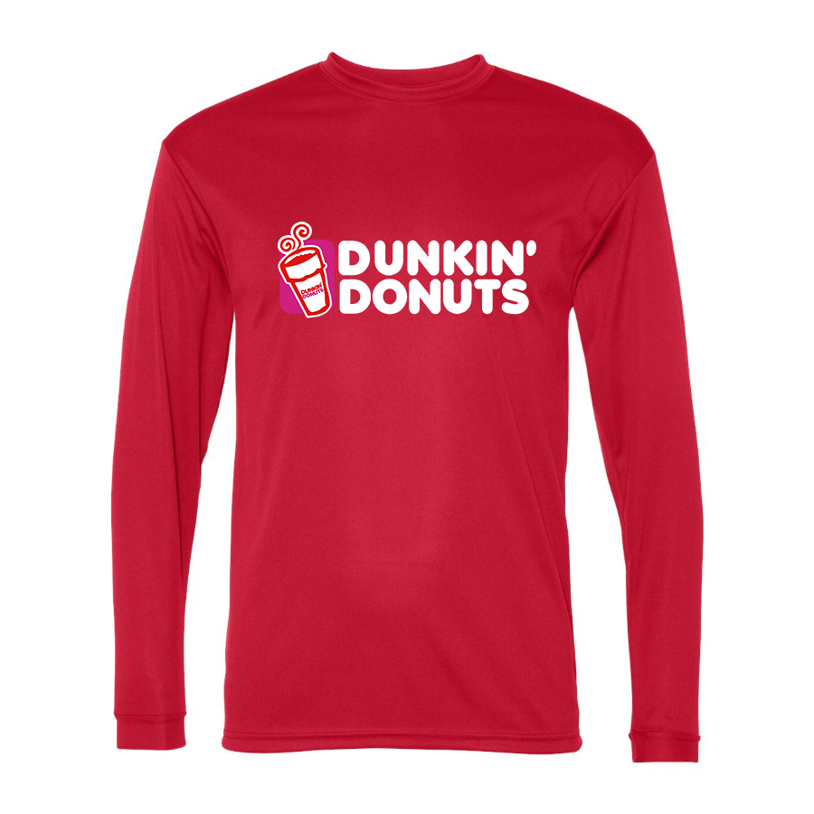 Men's Dunkin Donuts Polyester Long Sleeve T-Shirt