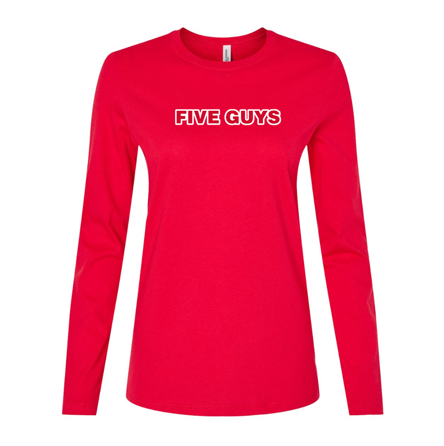Women's Five Guys Long Sleeve T-Shirt