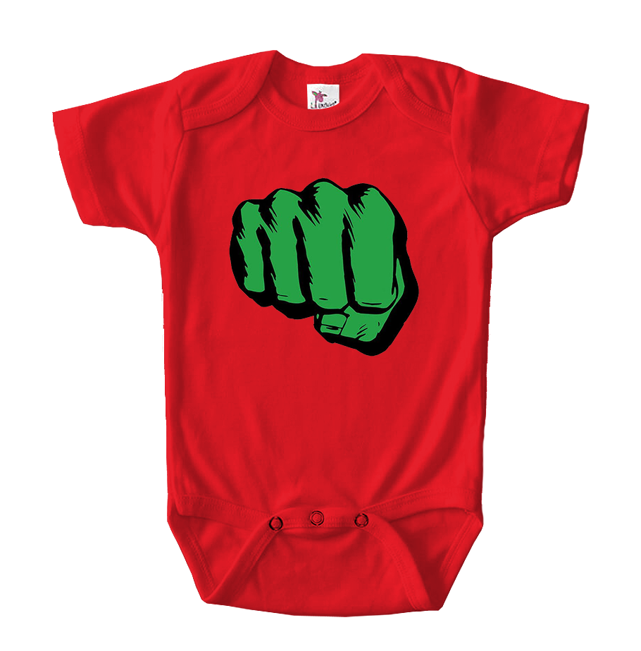Hulk Punch Baby Romper Onesie