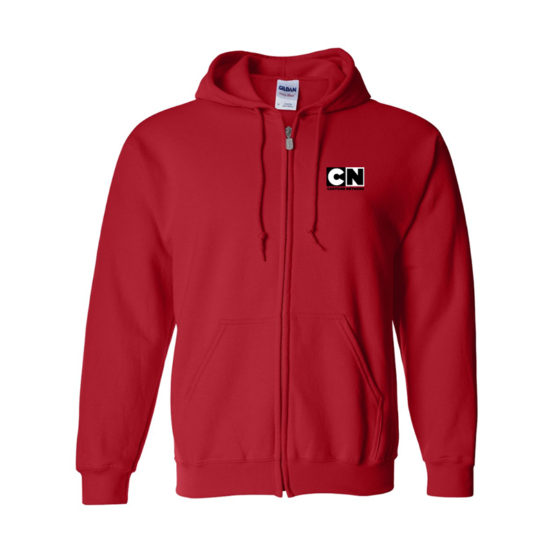 Men's Cartoon Network Gildan Heavy Blend Full-Zip Hooded Sweatshirt
