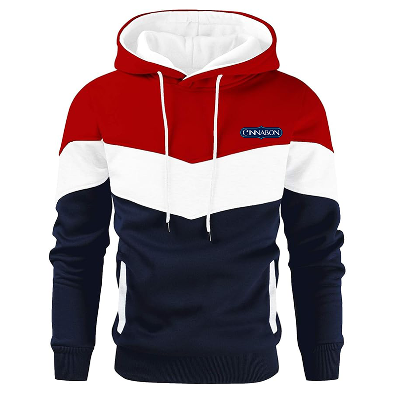 Men's New York NY Yankees Gesean Novelty Color Block Pullover Fleece Hoodie Long Sleeve Casual Sweatshirt with Pocket