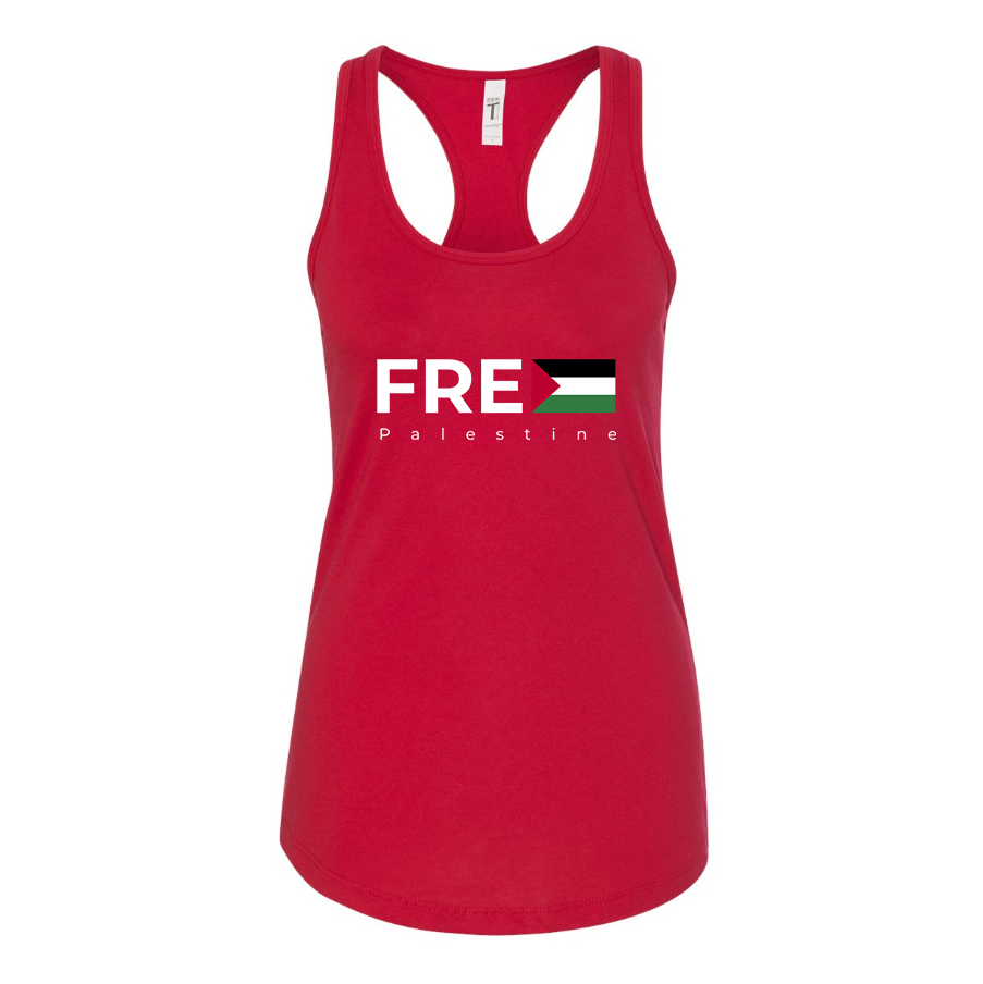 Women's Free Palestine Racerback Tank Top