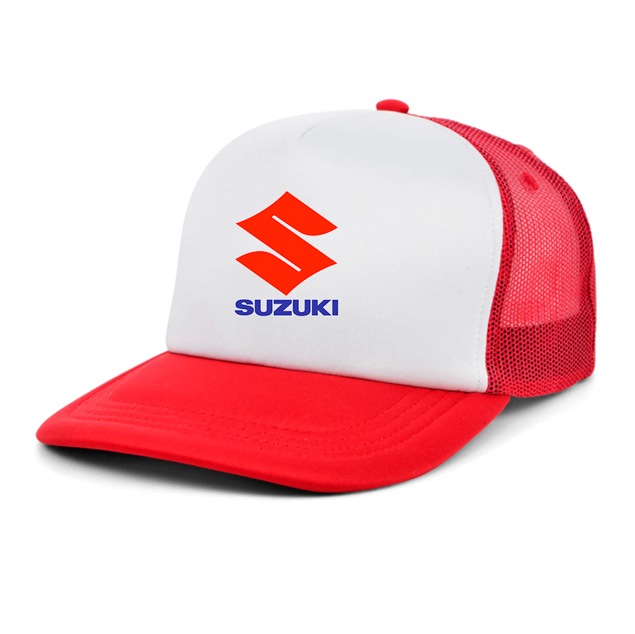 Suzuki Bike Motorcycle Trucker Hat