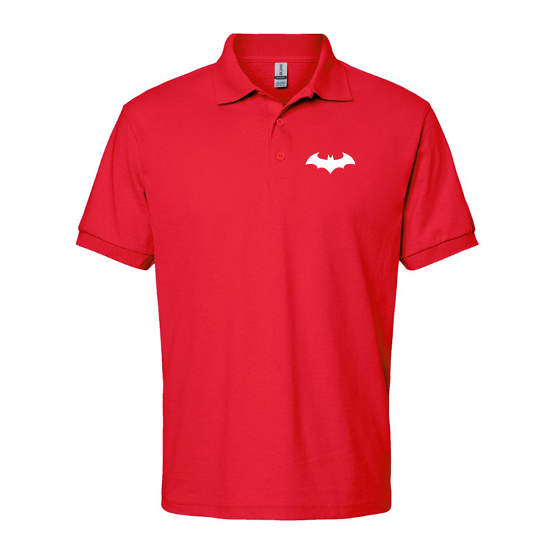 Men's Batman Gildan Dry Blend Jersey Polo