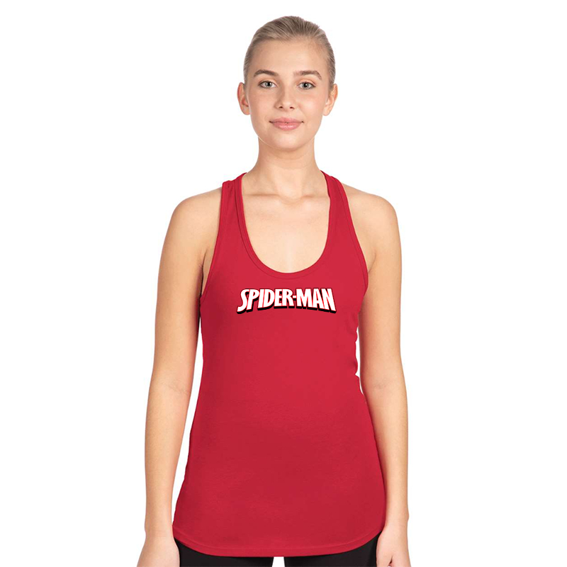 Women's Spider Man Next Level Ideal Racerback Tank